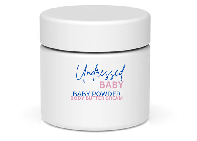 NEW! Undressed Baby Baby Powder Body Butter Cream Fragrance